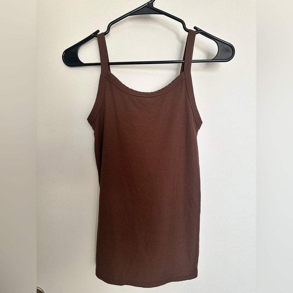 Brown tank top